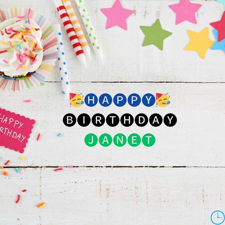 happy birthday Janet cake images