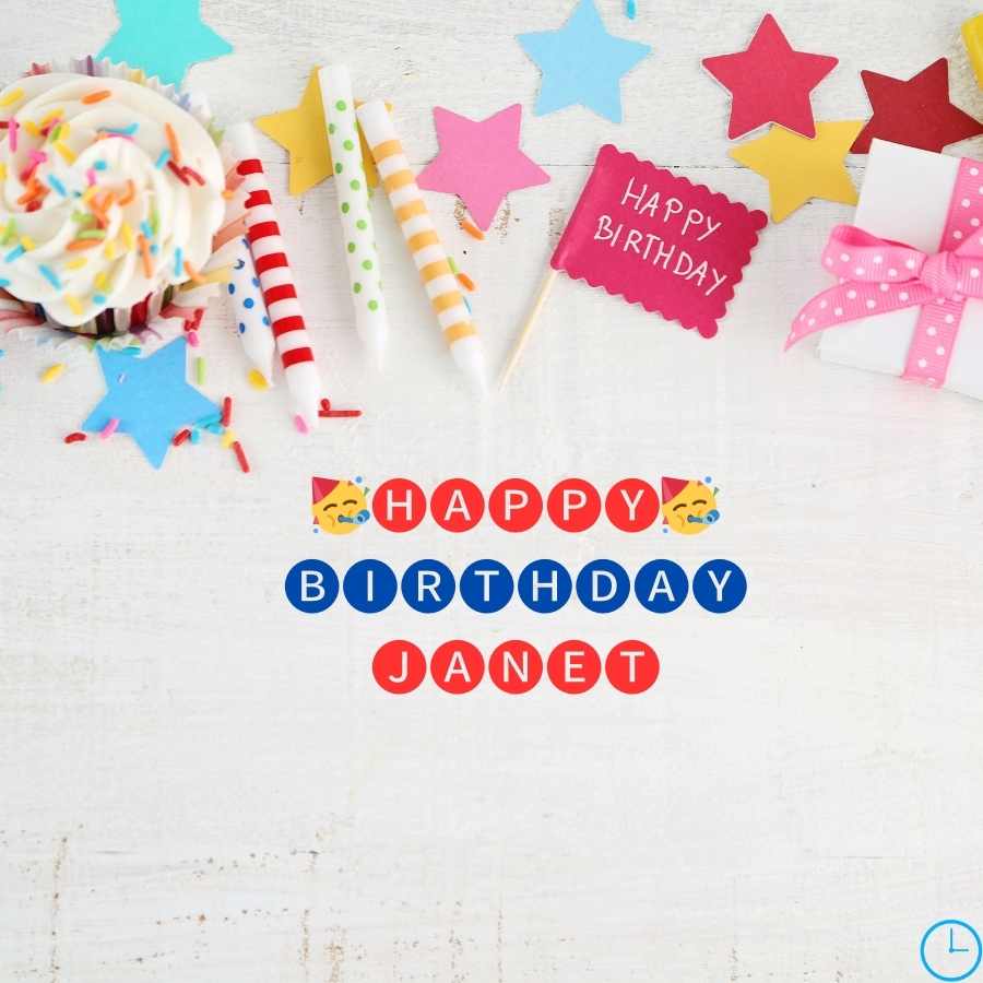 happy birthday Janet image