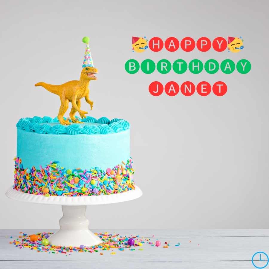 image of happy birthday Janet