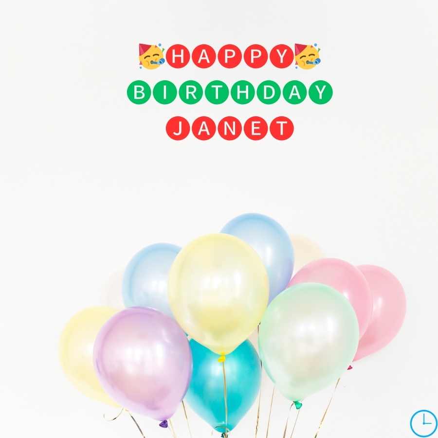 happy birthday to you Janet images