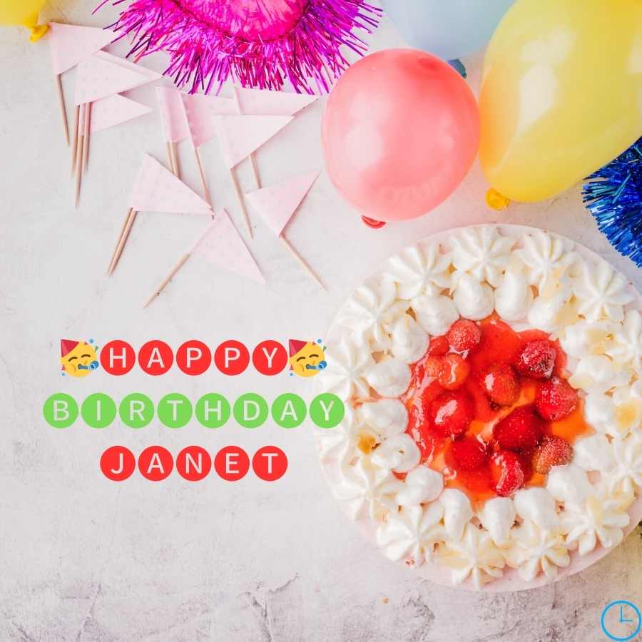 happy birthday to Janet cake images