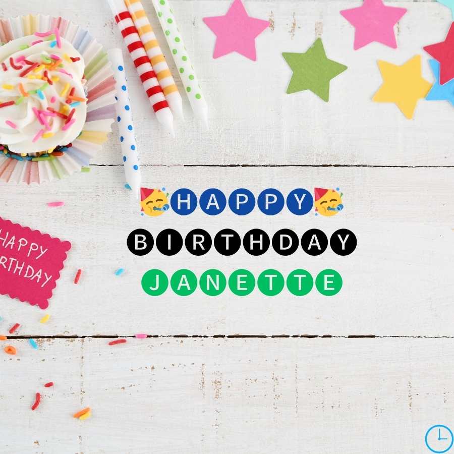 happy birthday balloon Janette images