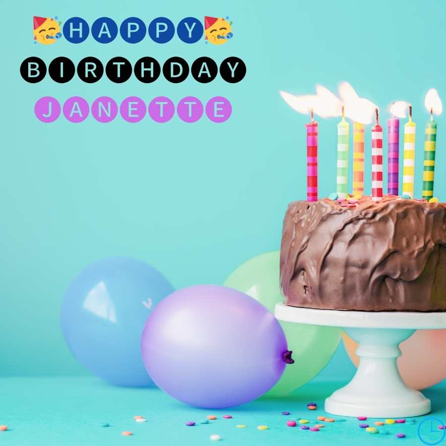 happy birthday to you Janette image