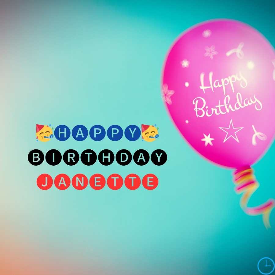 happy 50th birthday Janette image