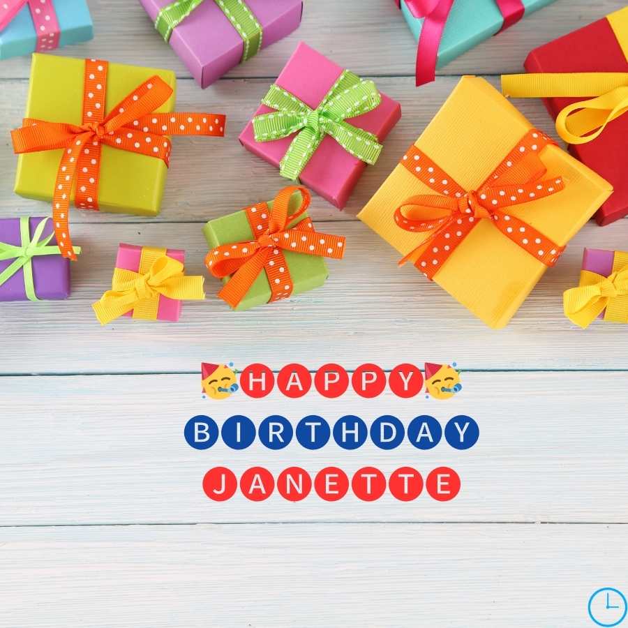 Janette birthday image