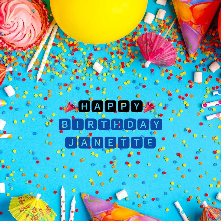 happy birthday cake Janette images