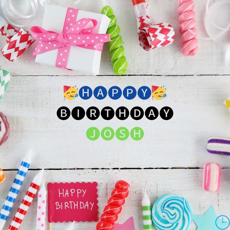 happy birthday Josh cake image