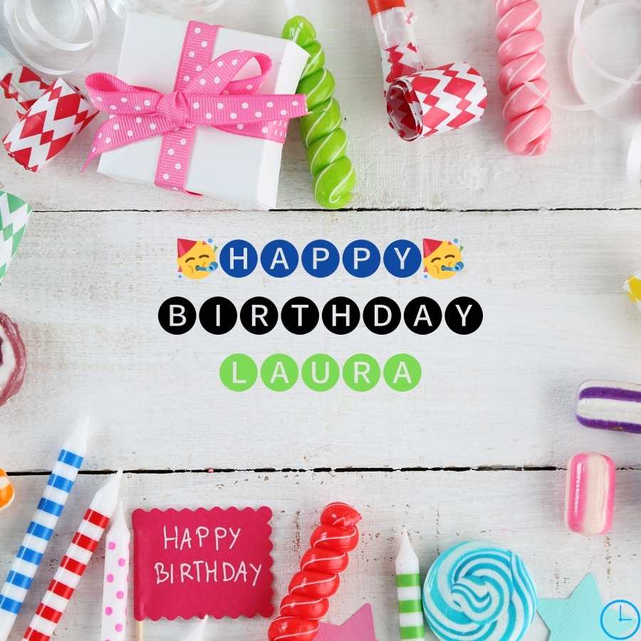 happy birthday balloon Laura image
