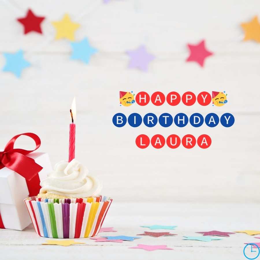 happy birthday cake Laura image
