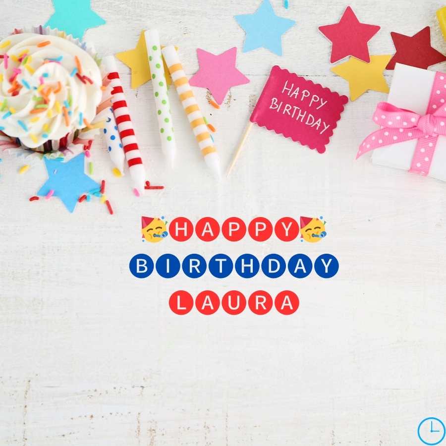 image of happy birthday Laura