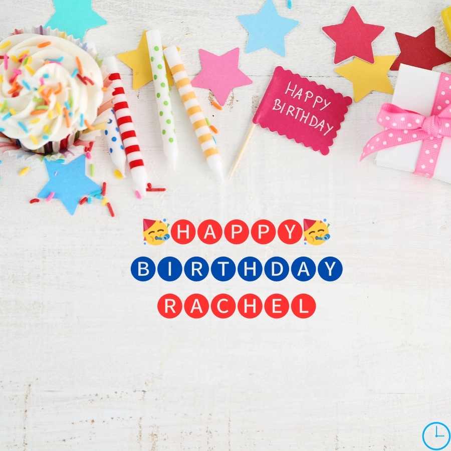 image of happy birthday Rachel