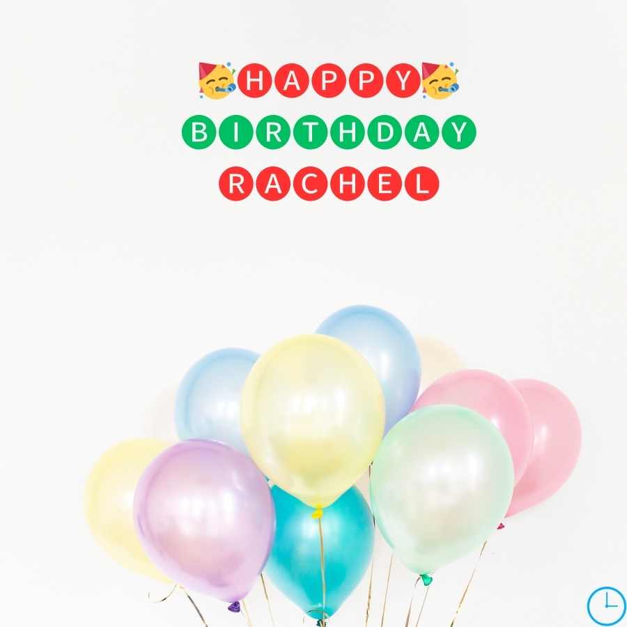 happy birthday to Rachel cake images